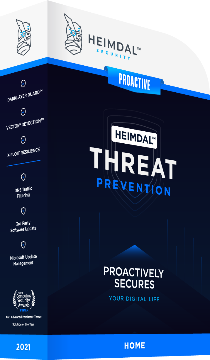 Heimdal™ Threat Prevention Home ochrona przed złośliwym oprogramowaniem i oprogramowaniem ransomware heimdal security