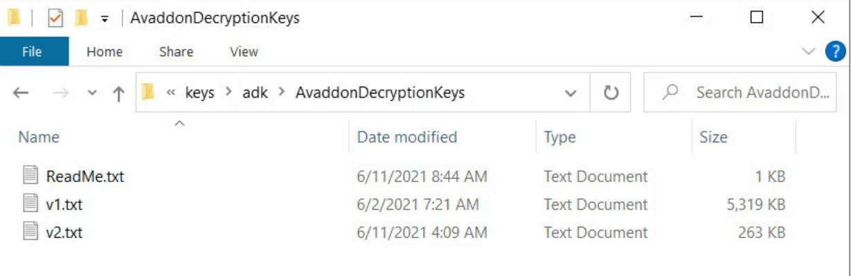 avaddon decryption files representation