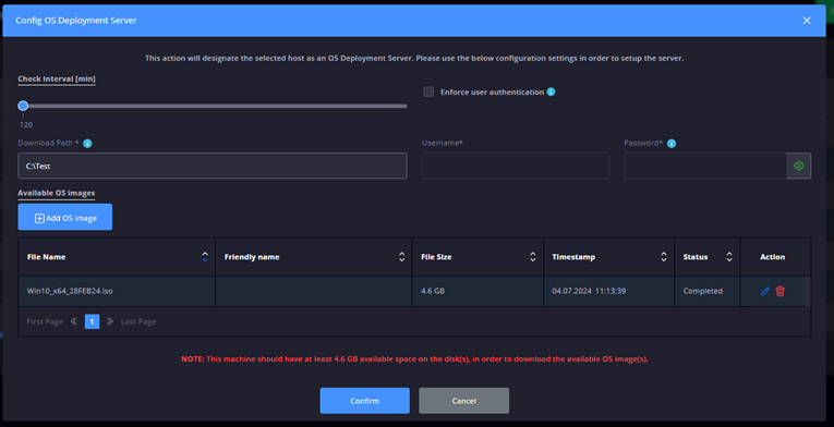 how to configure a pxe server with heimdal