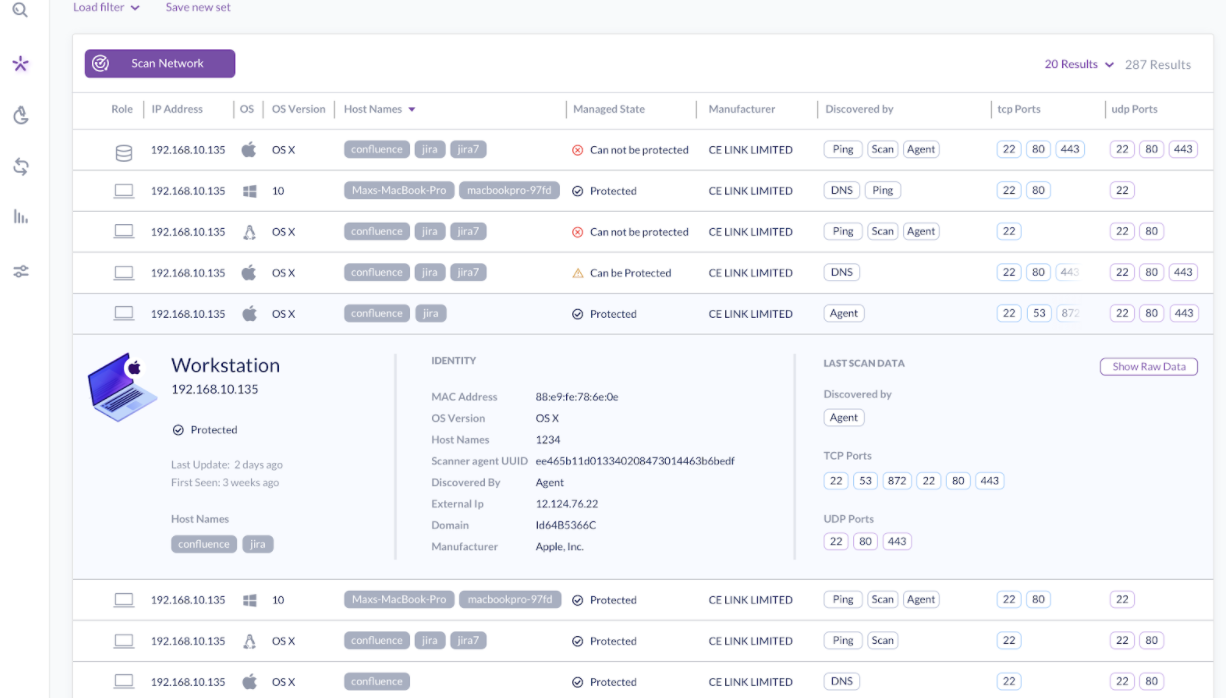 Singularity XDR dashboard. 