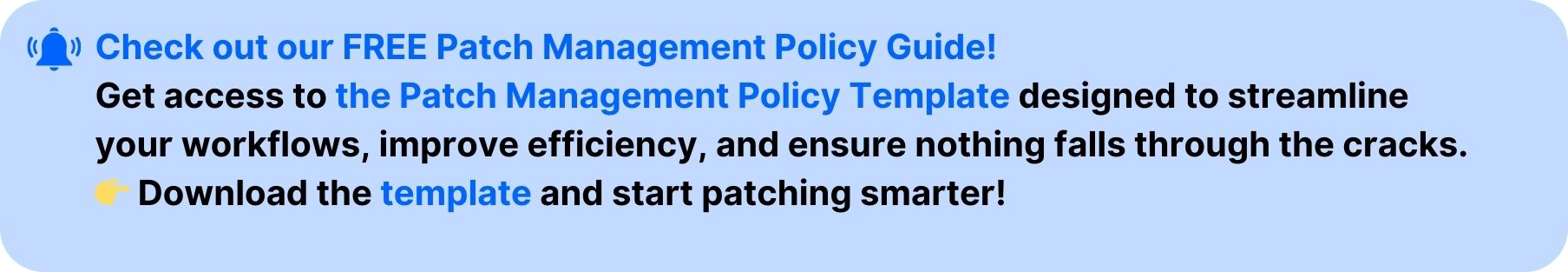 free patch management policy template