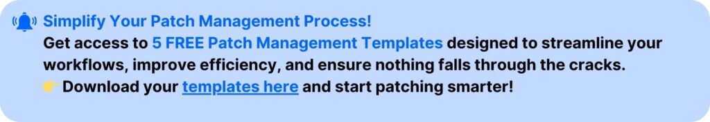 free patch management templates