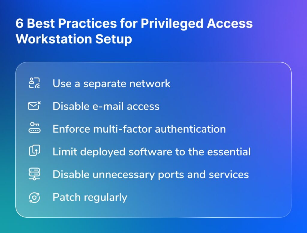 6 Best Practices for Privileged Access Workstation Setup-min