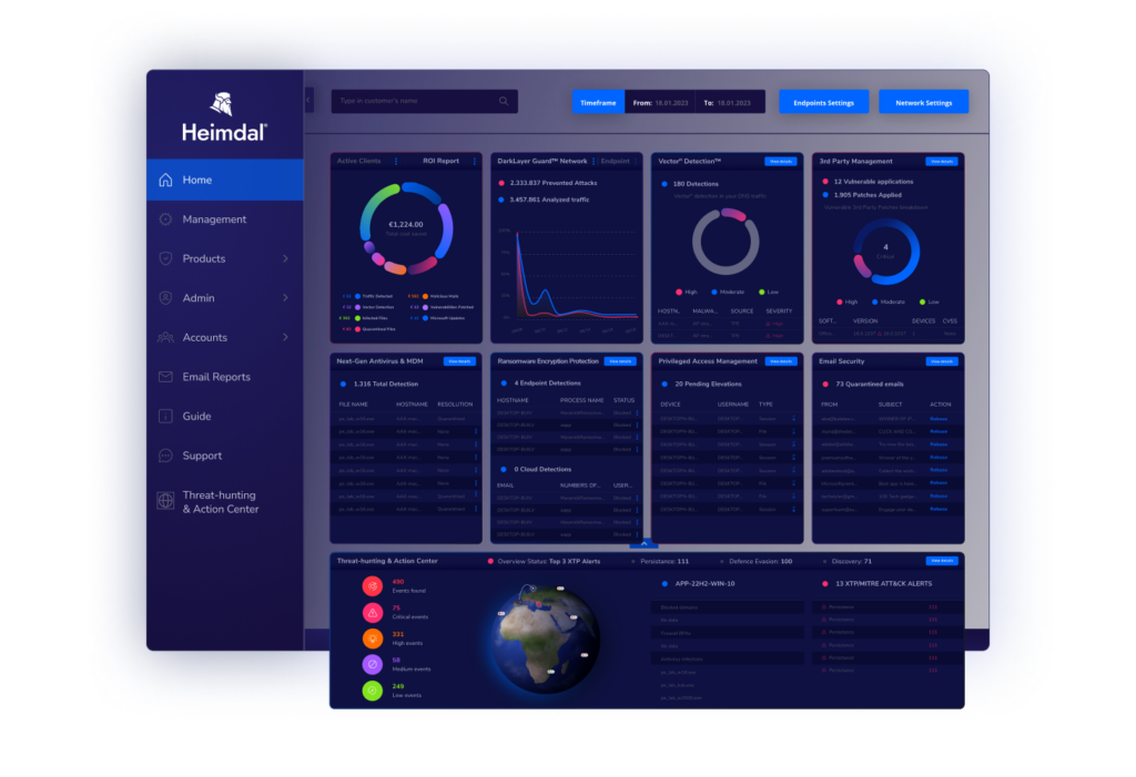 XDR unified endpoint security platform