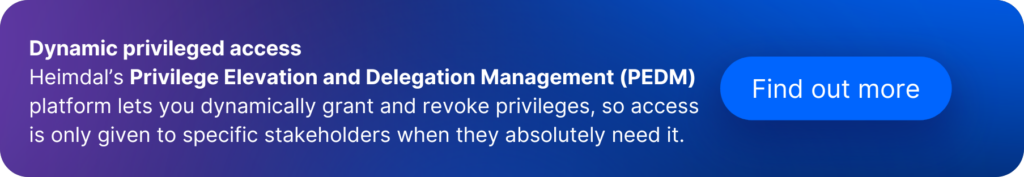 dynamic privileged access control with heimdal