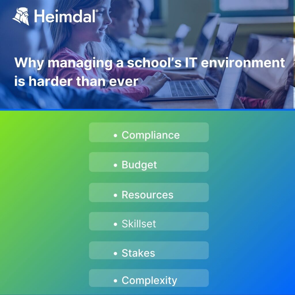 what makes managing school IT systems a hard job