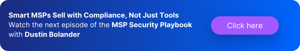 msp security playbook next episode with dustin bolander