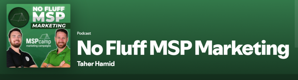 No Fluff MSP Marketing Podcast thumbnail