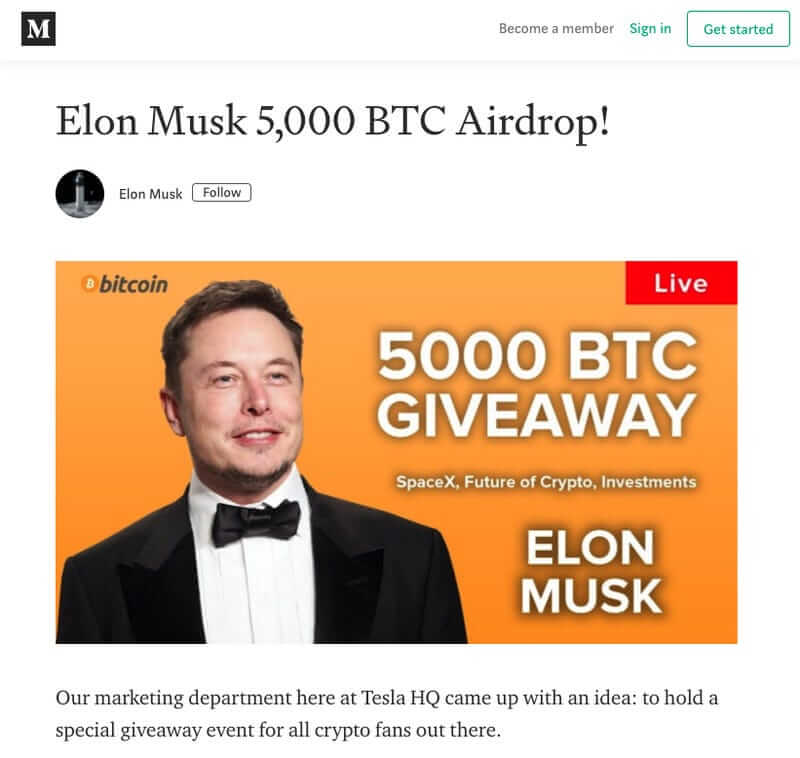 Verified Twitter Accounts Posted Bitcoin Spam Targeting Elon Musk Followers