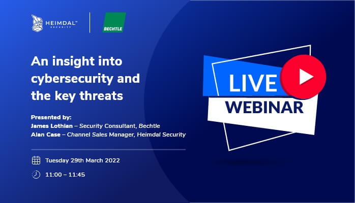 An insight into cybersecurity and the key threats webinar blog image