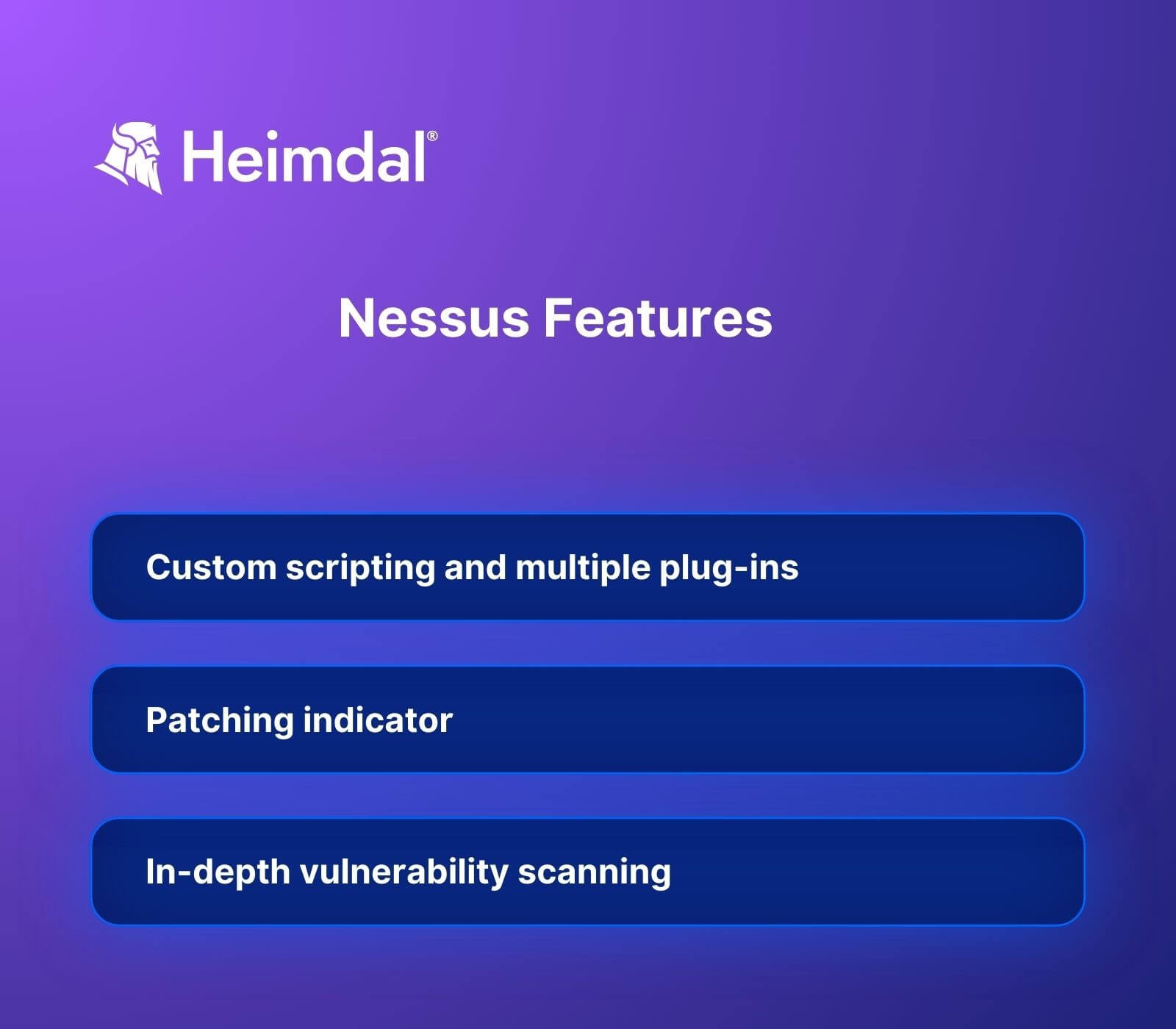 Nessus Features