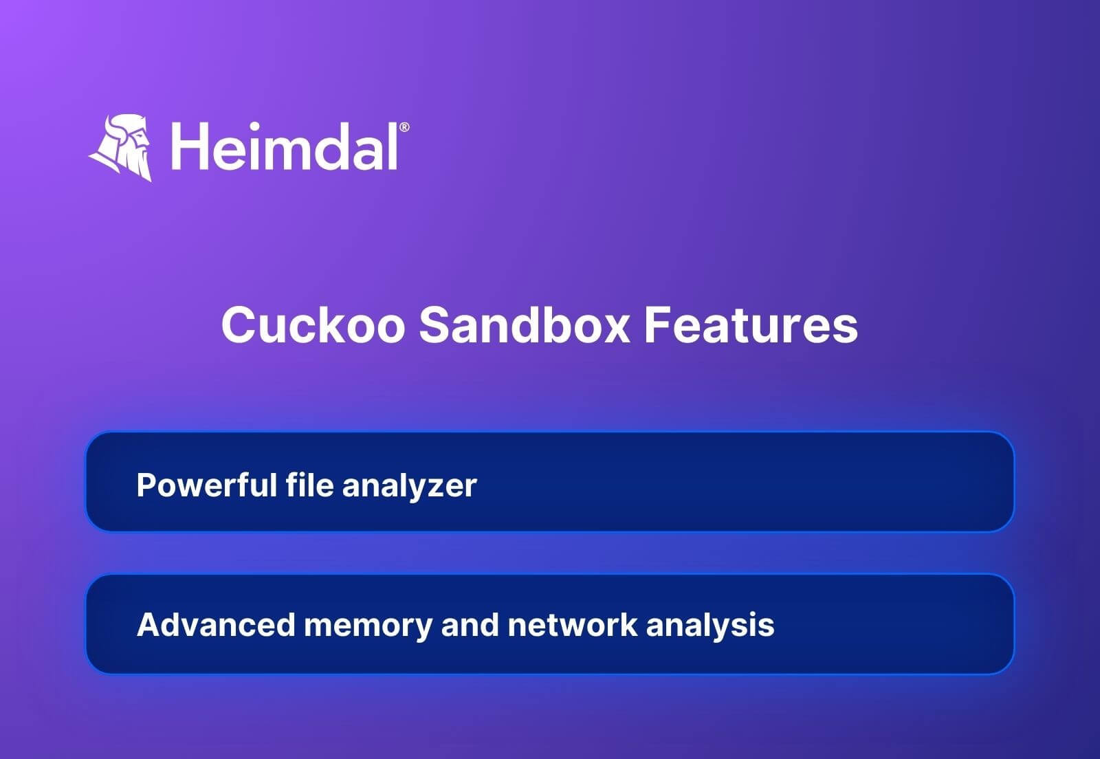 Cuckoo Sandbox Features