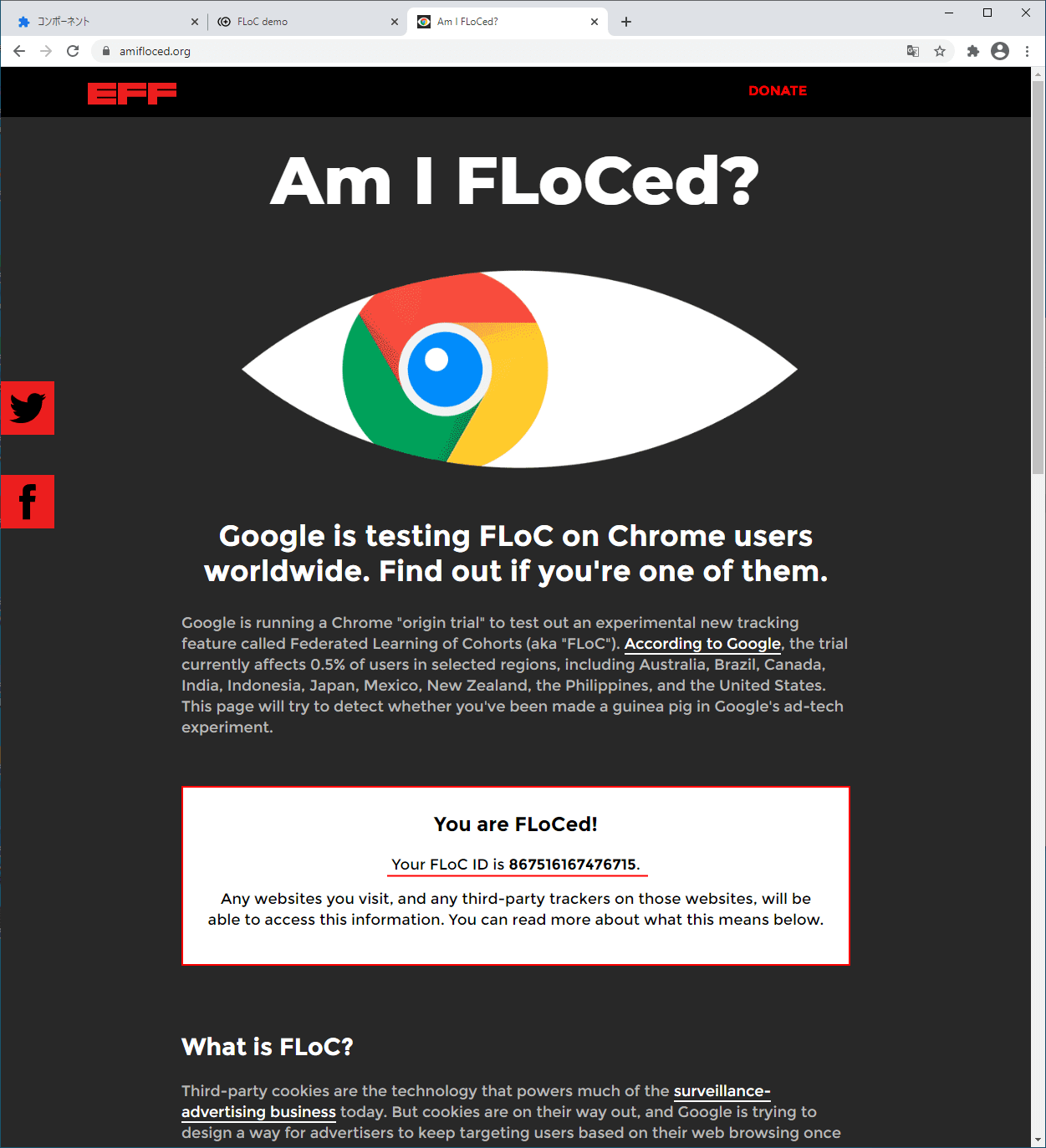 FLoC image screenshot heimdal security