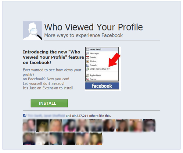 how to tell who has viewed my facebook page