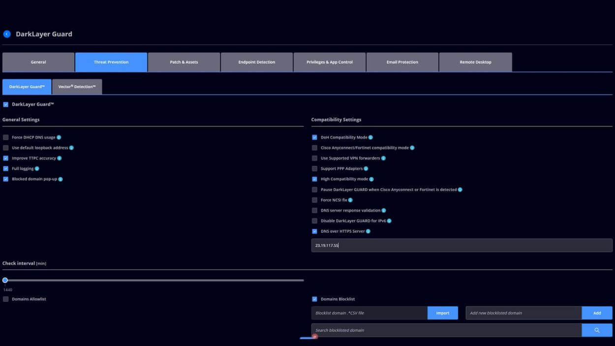 How to enable DoH in Heimdal Dashboard