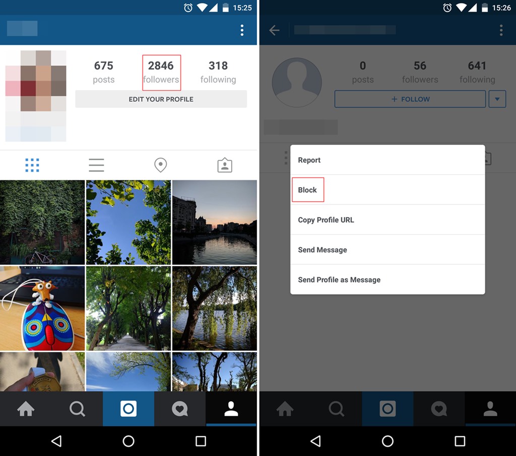 how to remove account from instagram on pc