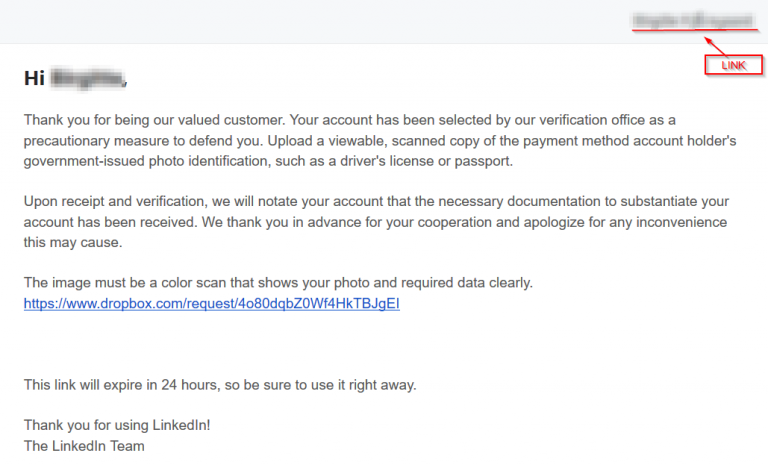 Security Alert LinkedIn Phishing Campaign Promises Security