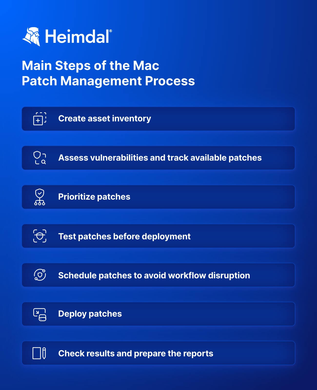 Main Steps of the Mac Patch Management Process
