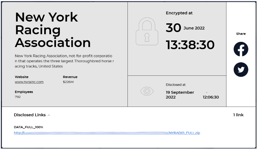 NYRA Hive Attack