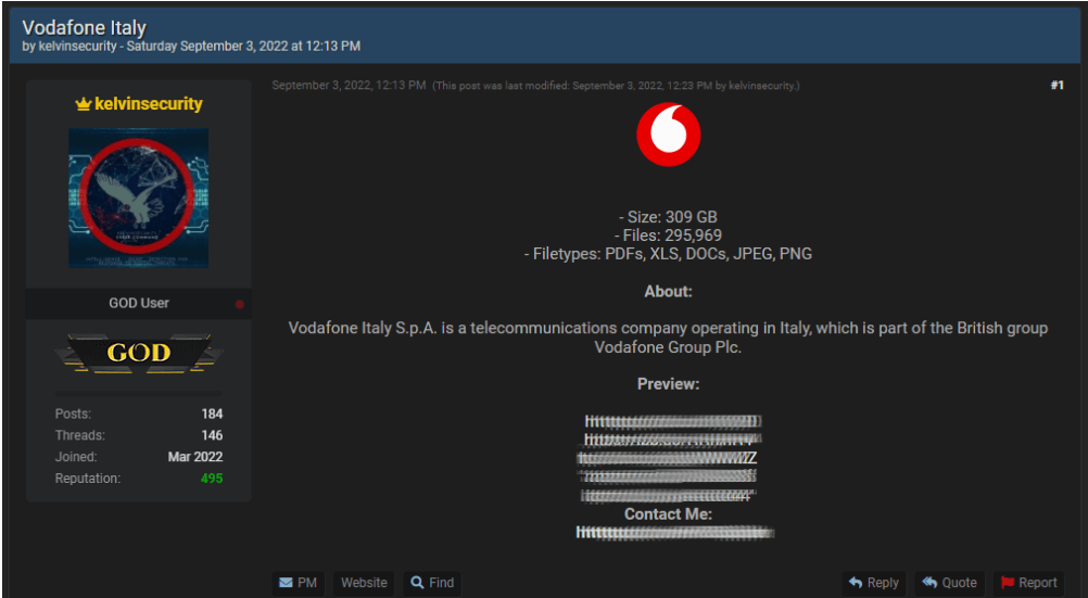 Vodafone Kelvin Security