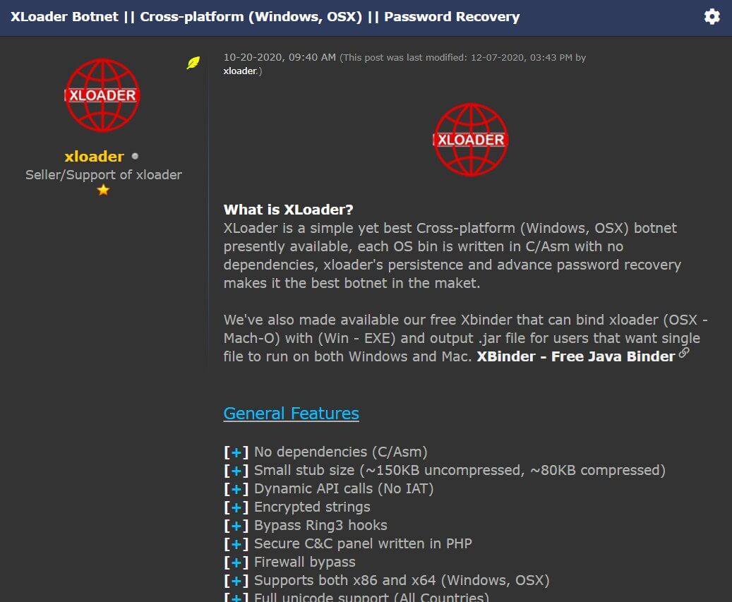 XLoader Malware