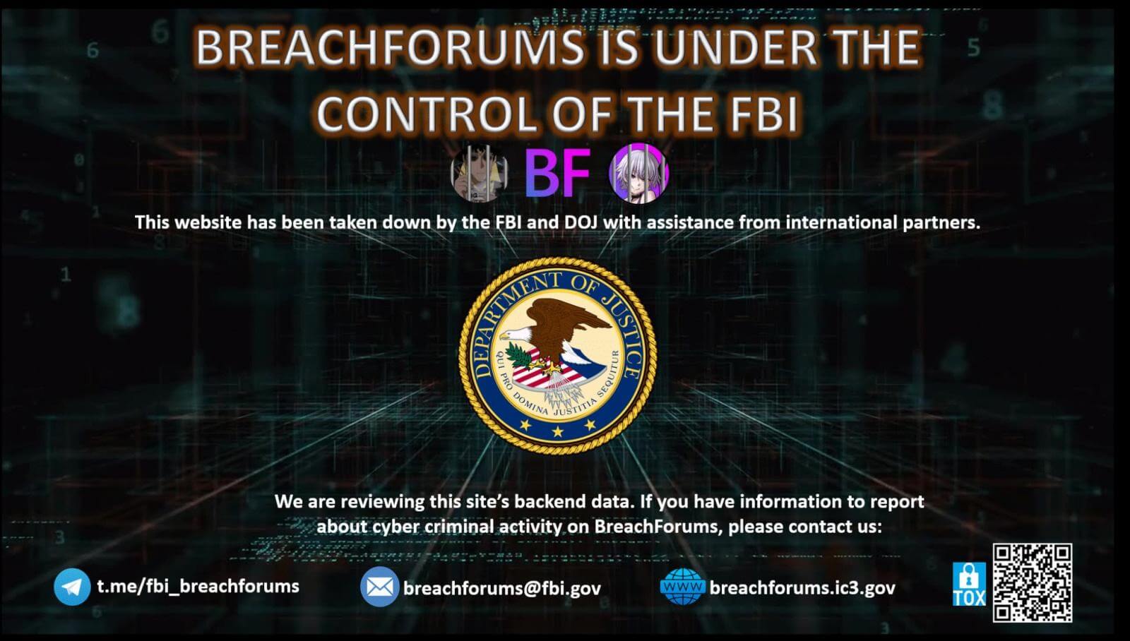 FBI Seizes Control of BreachForums