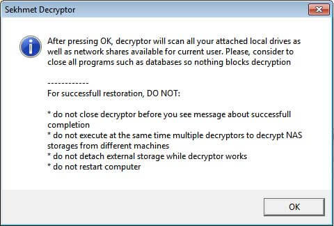 egregor ransomware - decryptor