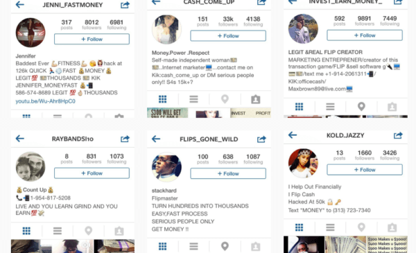 here s what a money flipping account looks like - instagram targets fake accounts likes and comments