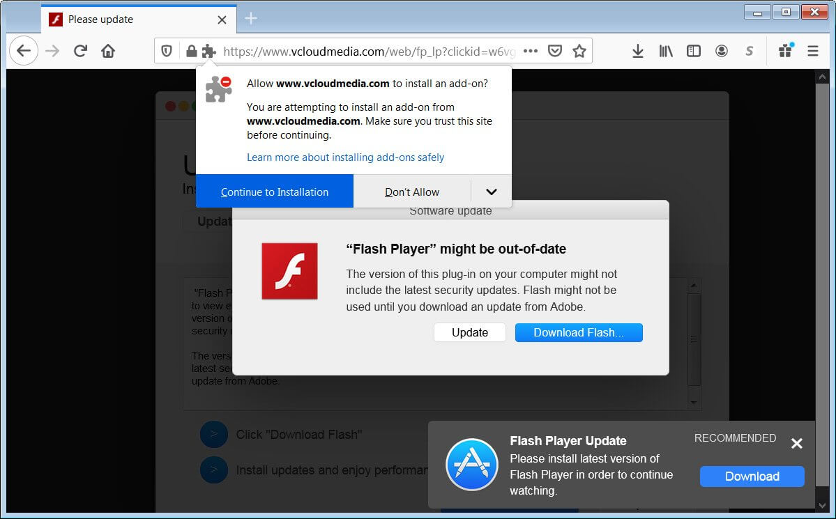 flash player Google Alerts scam heimdal security