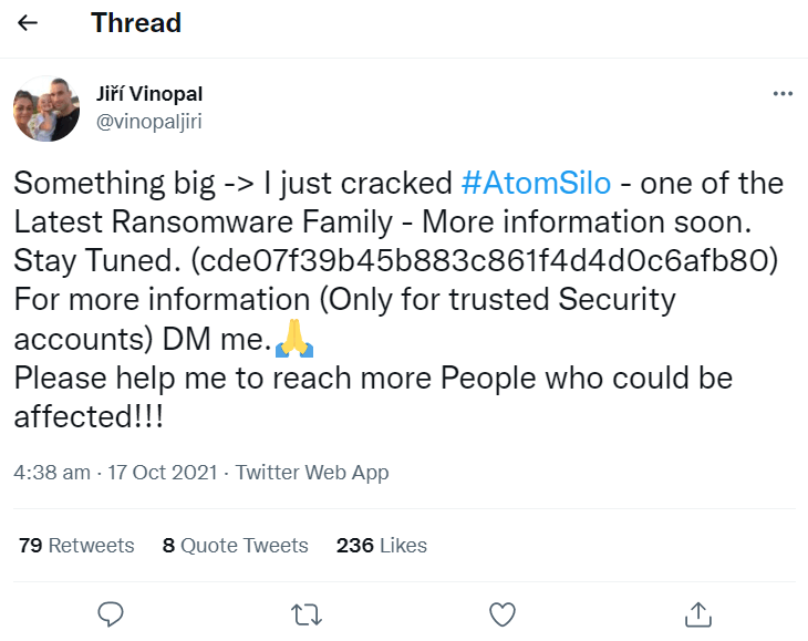 free decrypters Twitter post