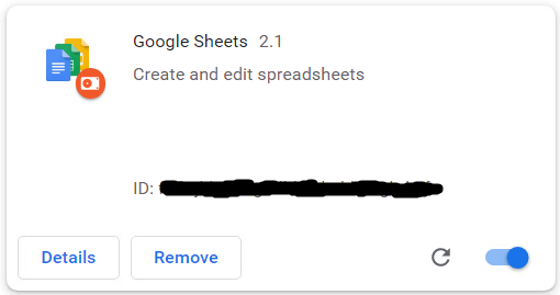 google sheets