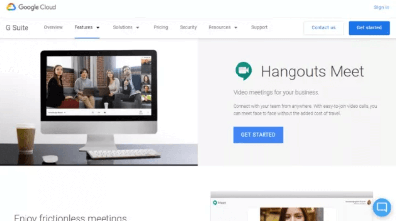 Google Meet Screenshot