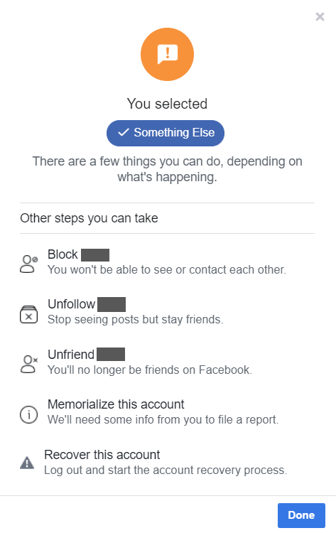Facebook recover this account