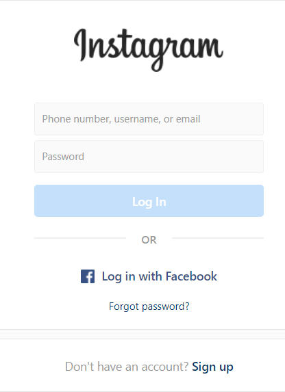 Facebook Login Bing