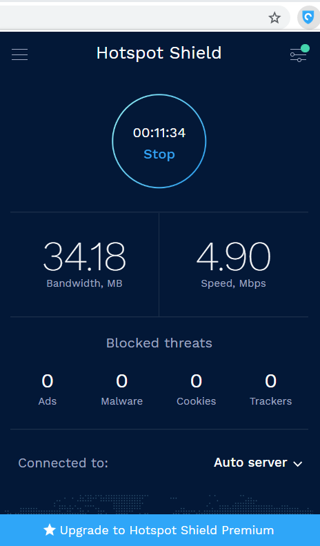 hotspot shield chrome extension