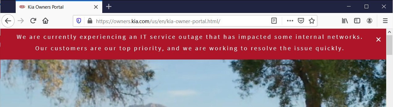 Kia outage HP 