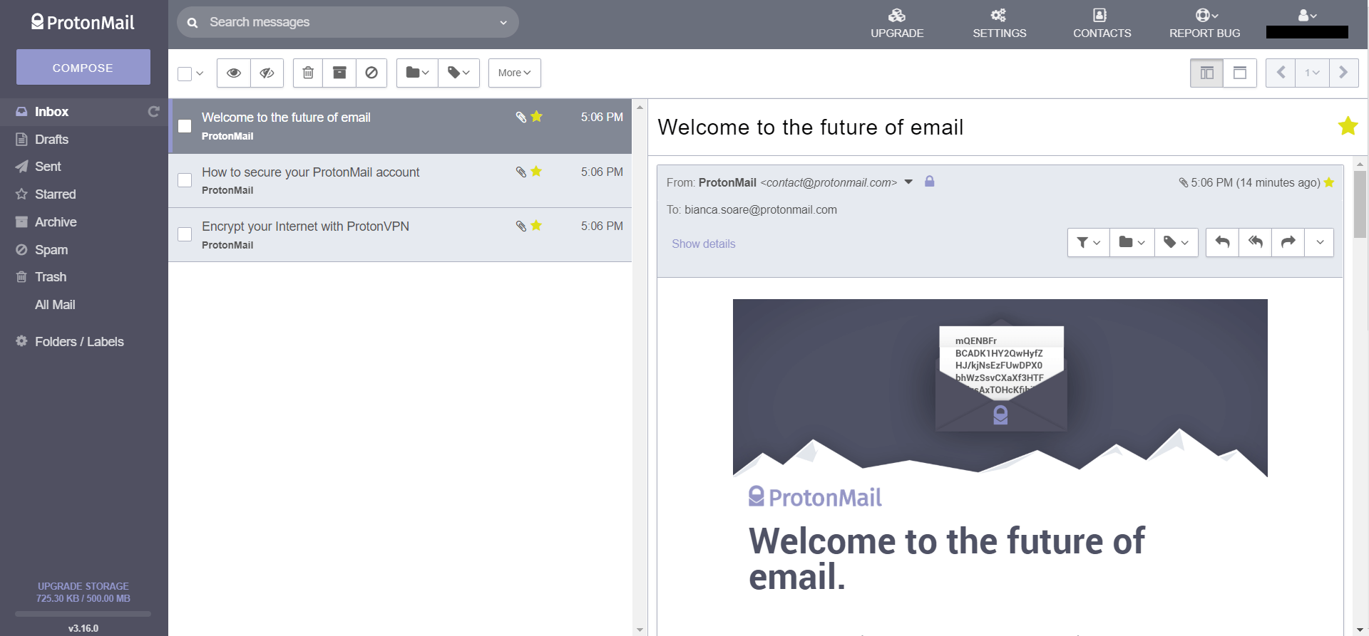 protonmail secure email