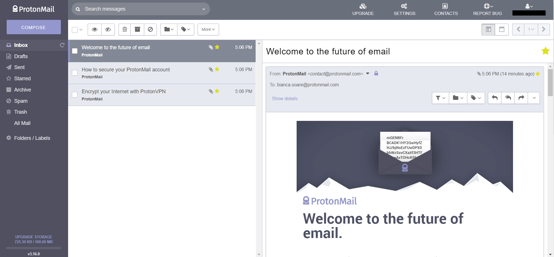 free email account protonmail