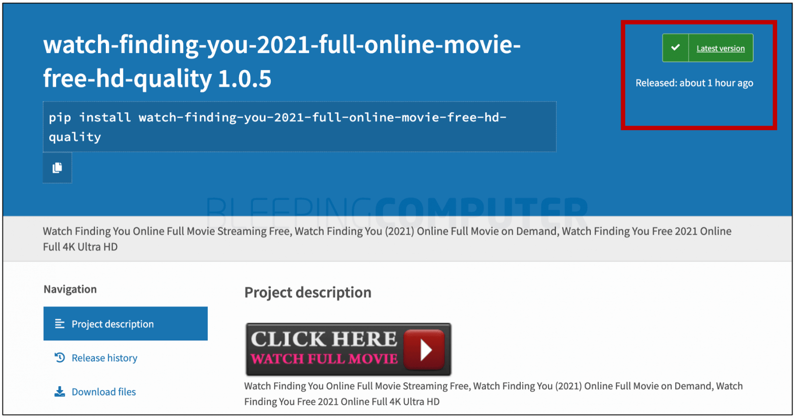 Finding you full hot sale movie free