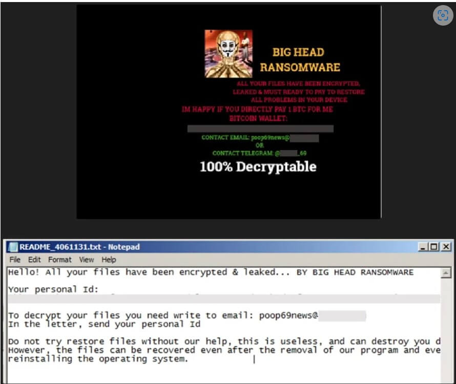 New Ransomware Strain Discovered: Big Head