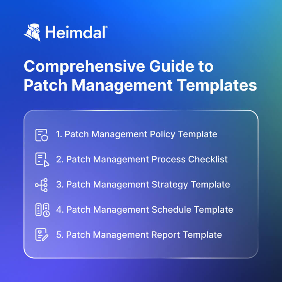 patch management templates