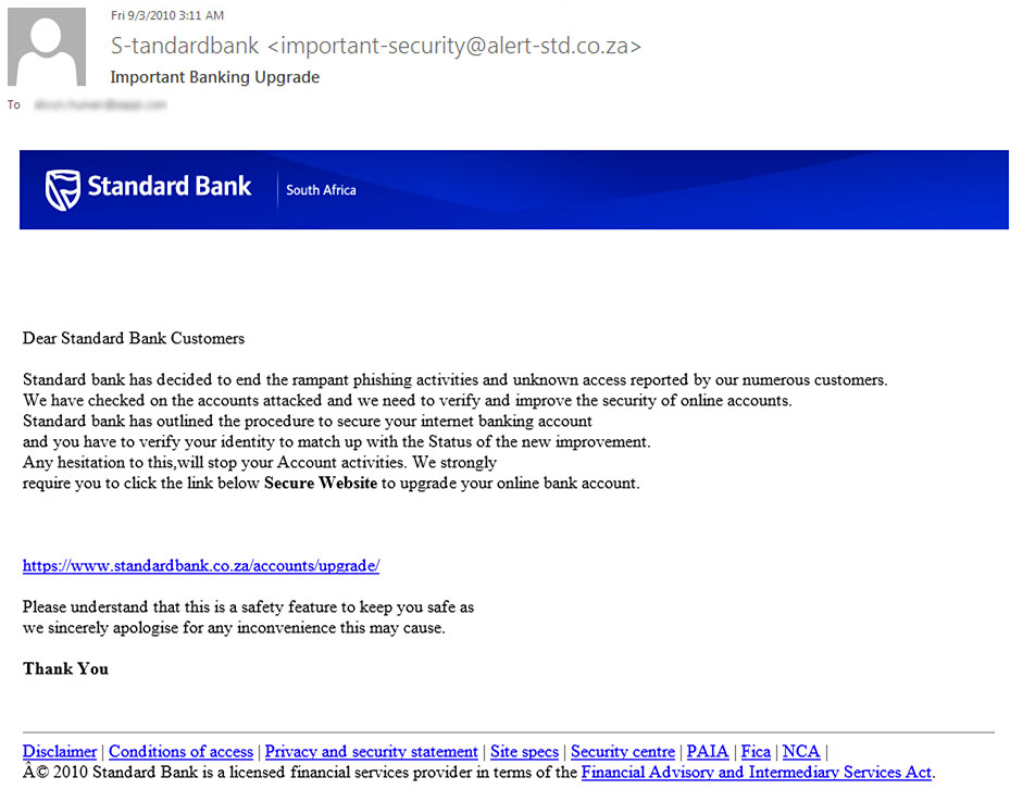 Phishing Email Examples 8147