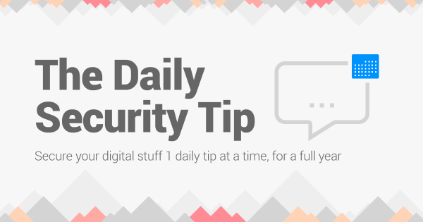 the daily security tip