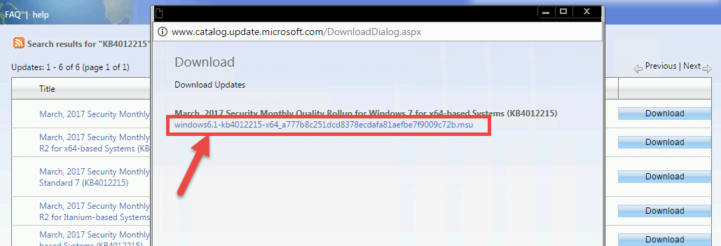 Wannacry microsoft patch windows 7