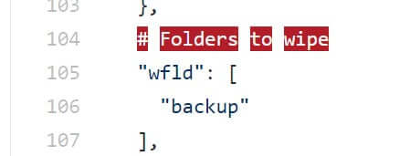 wipe-config