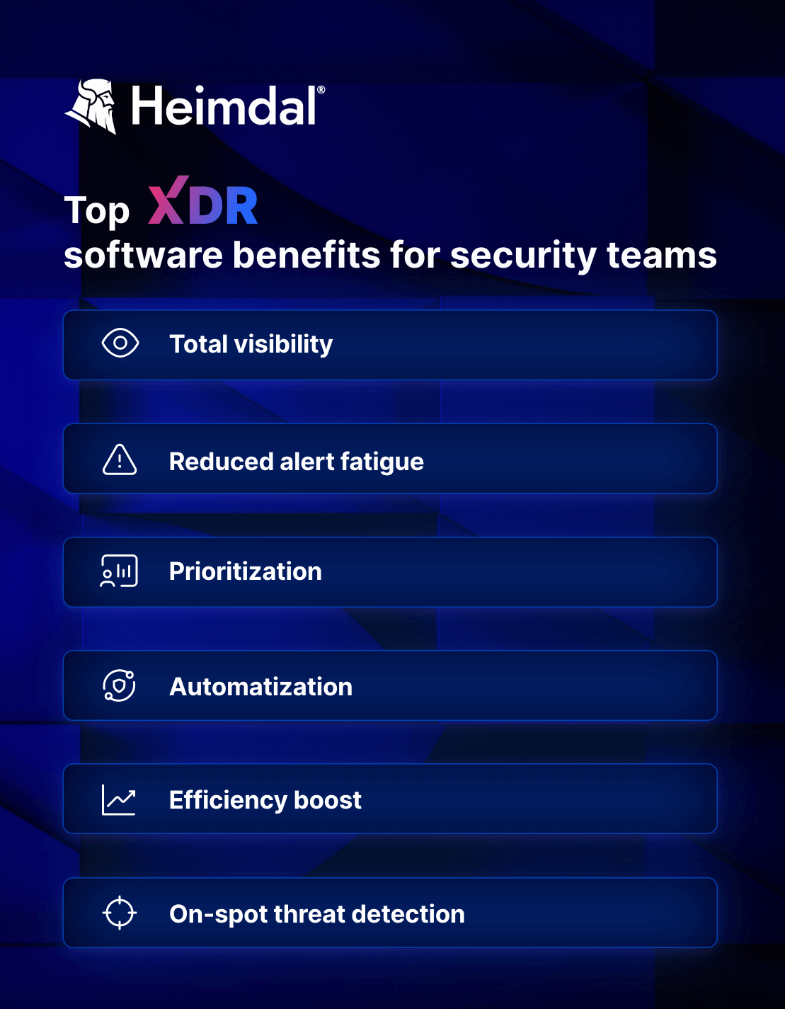xdr software benefits for security teams