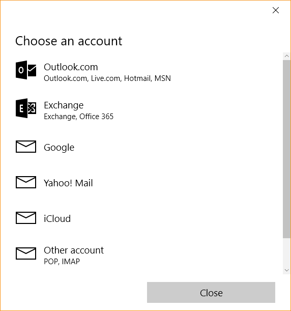 Windows 10 Security Guide - Add Email Account