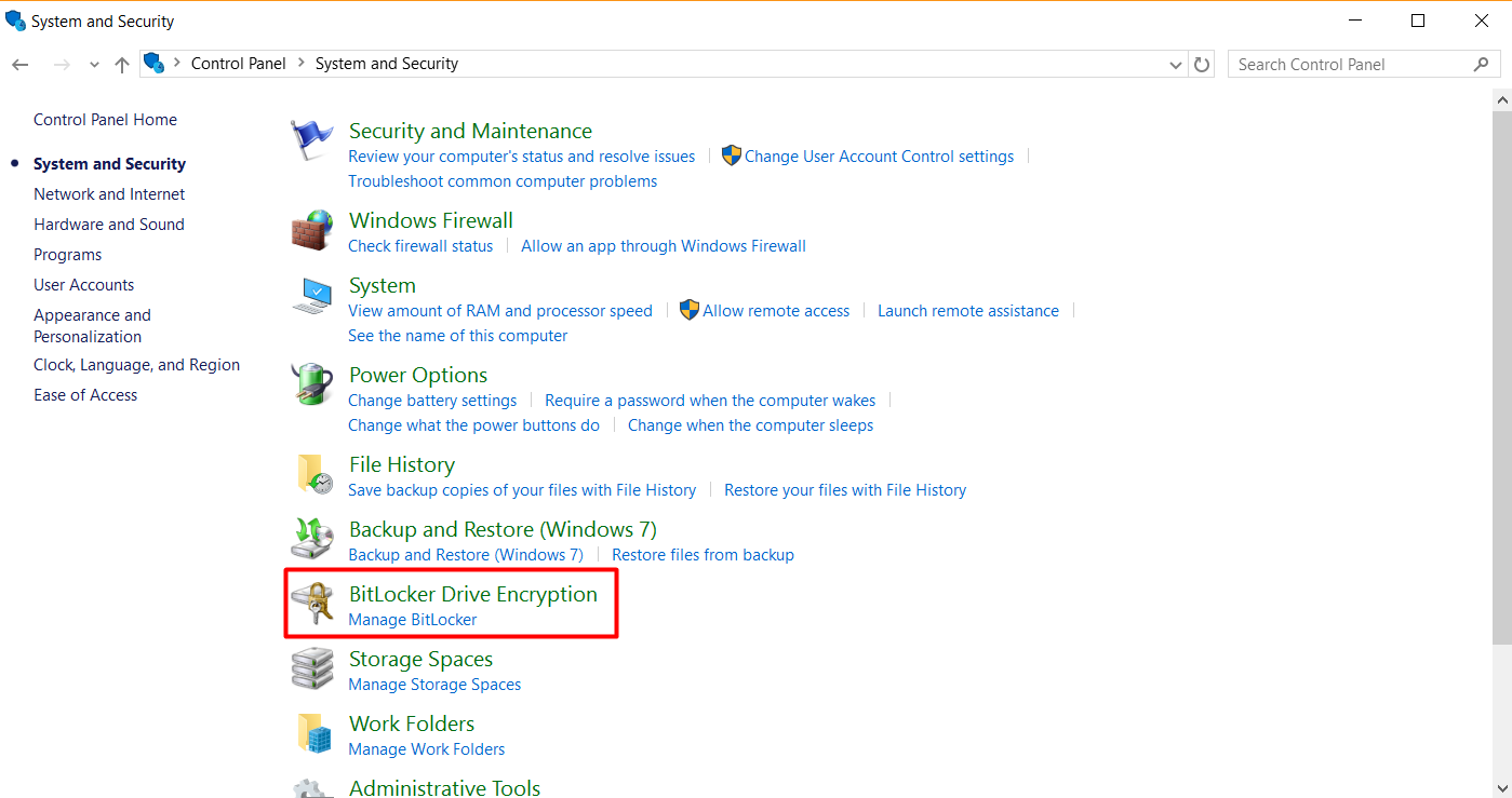 Windows 10 Security Guide - BitLocker Drive Encryption