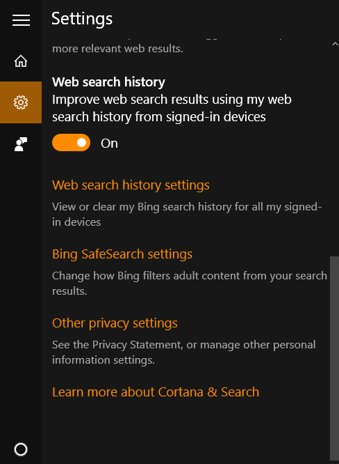 Windows 10 Security Guide - Cortana Settings
