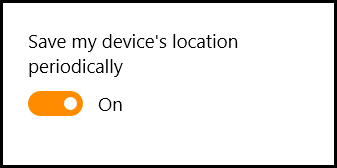 Windows 10 Security Guide - Find My Device Save Location